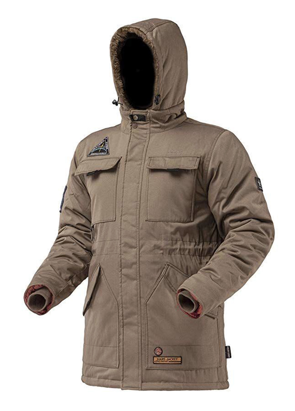 Оливковая (хаки) зимняя куртка Airboss