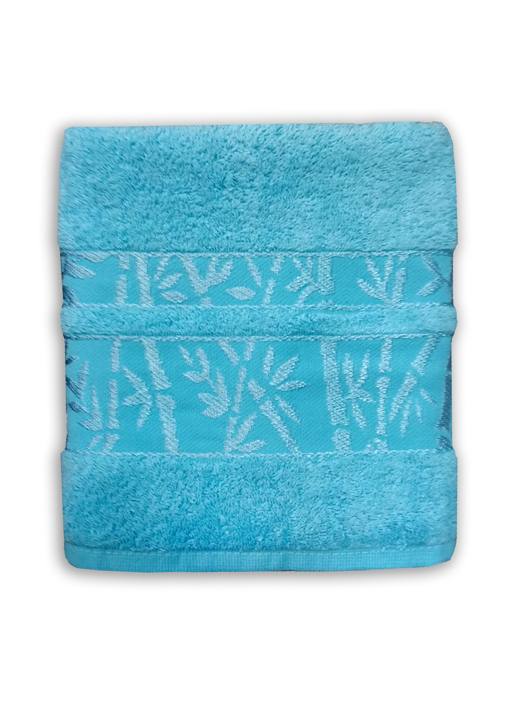 No Brand полотенце, 50х90 см однотонный голубой производство - Турция