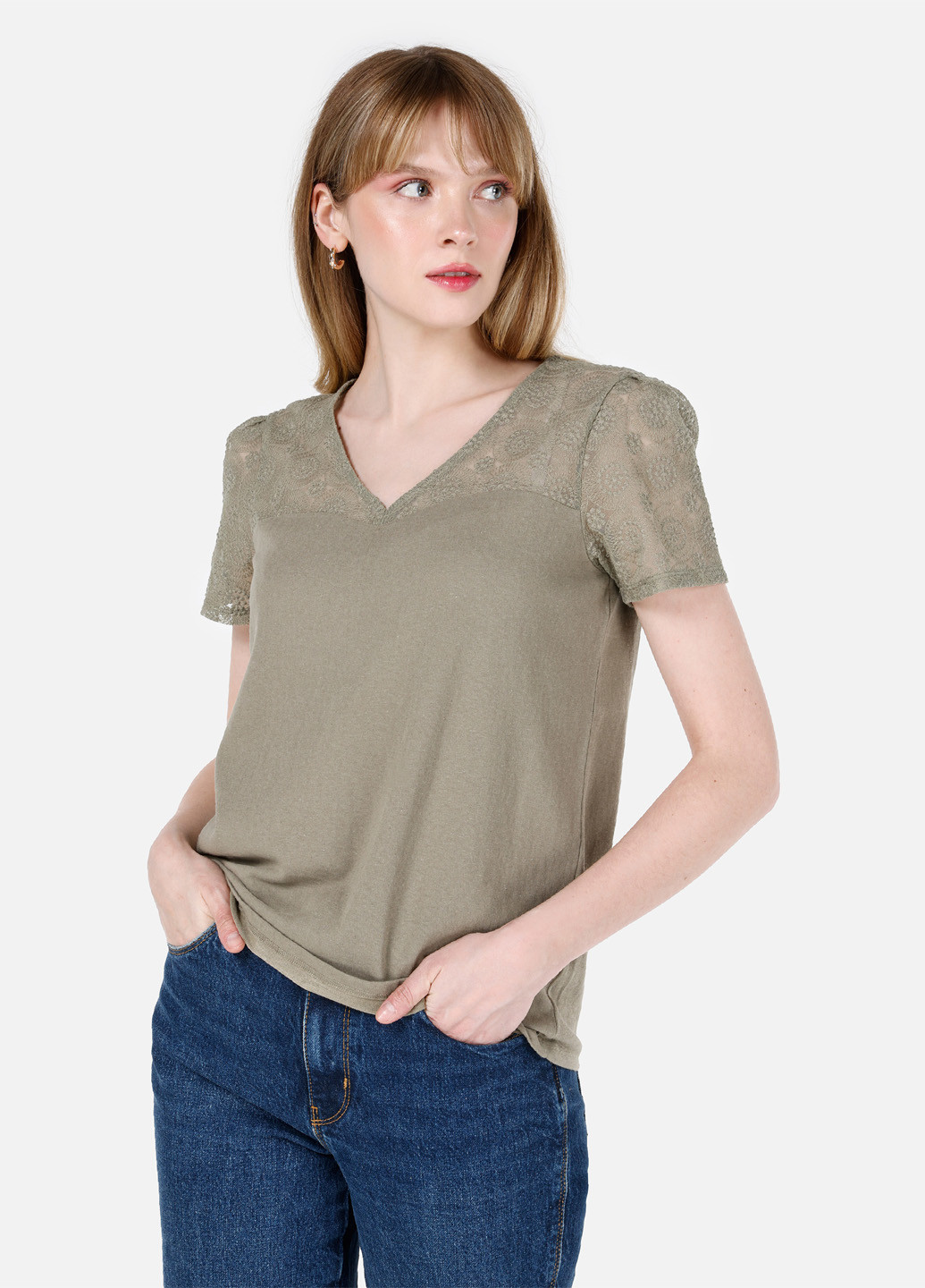 Хаки блуза Colin's