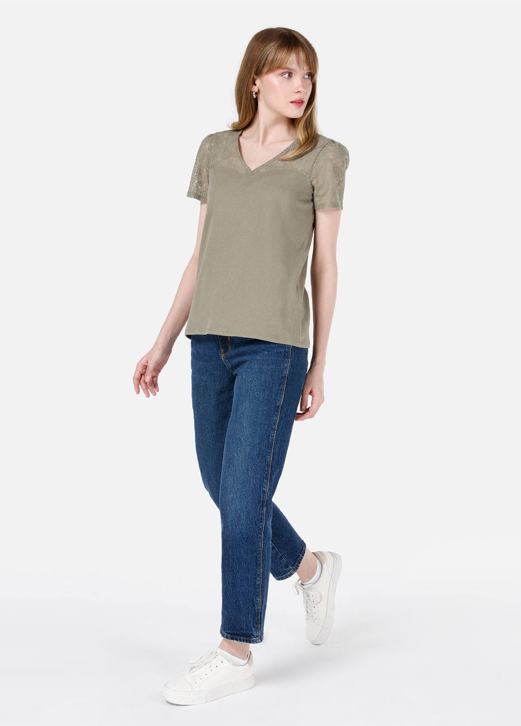 Хаки блуза Colin's