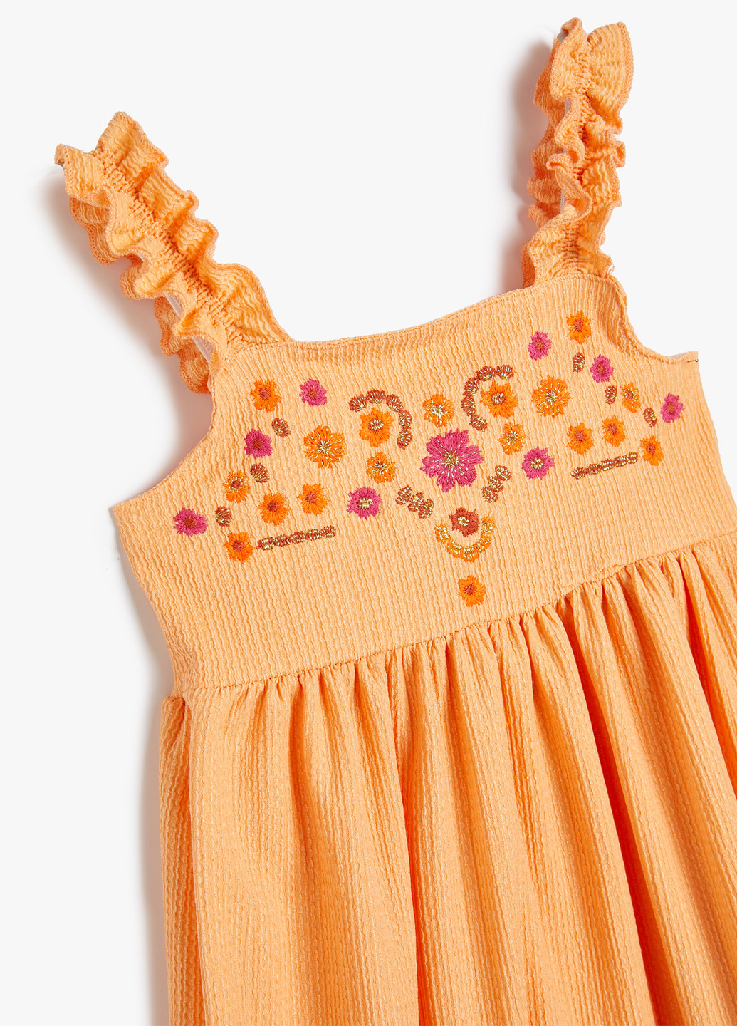 Светло-оранжевое платье KOTON (329698297)