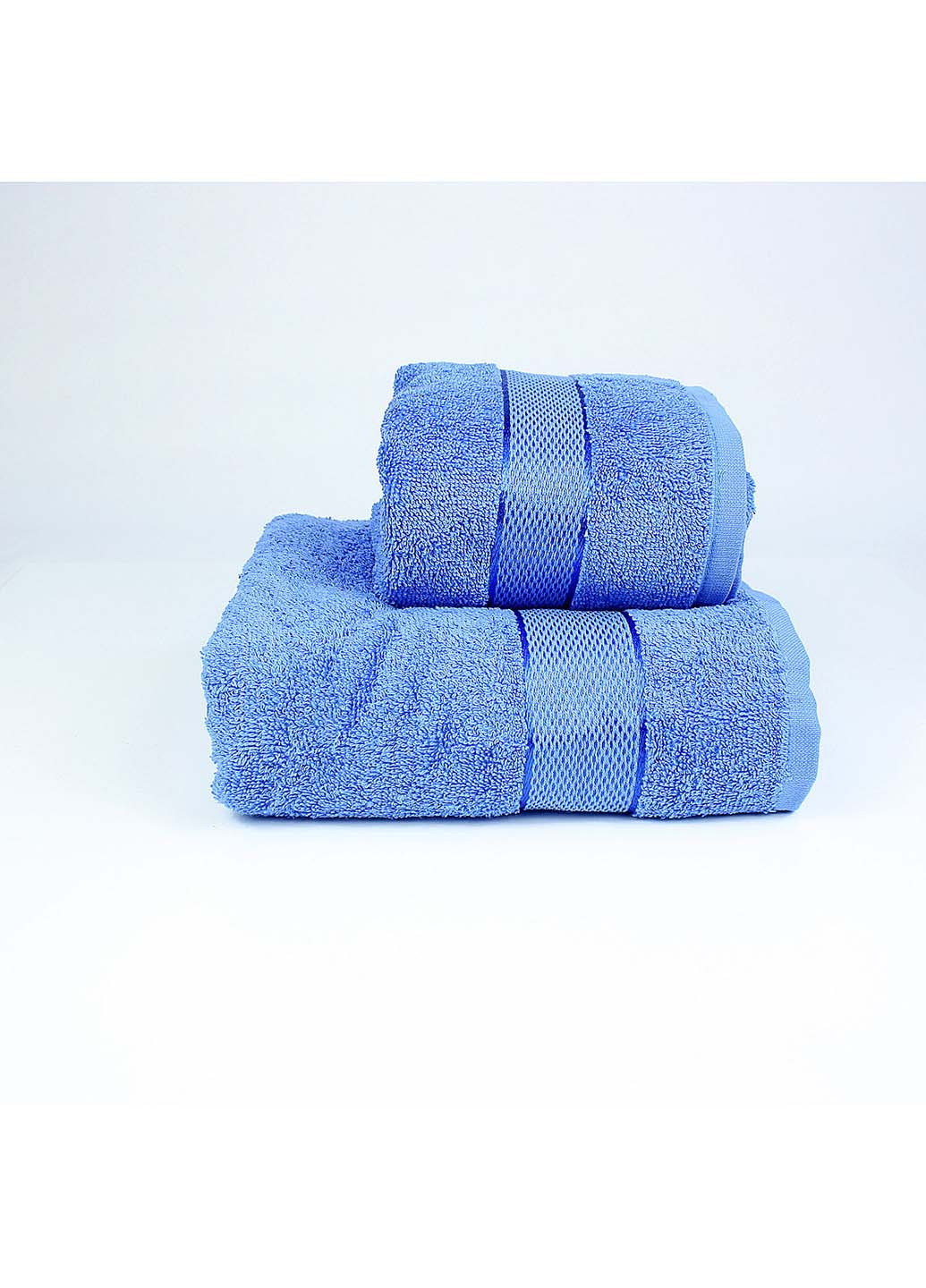 Набір махрових рушників БС0008 50х90, 70х140 Еней-Плюс синій