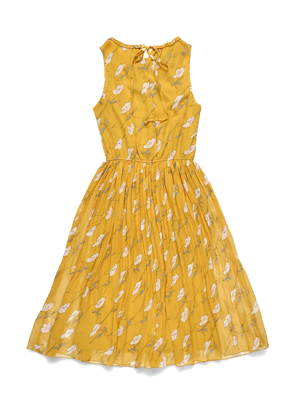 Жовтий кежуал сукня плісована Anna Field з квітковим принтом