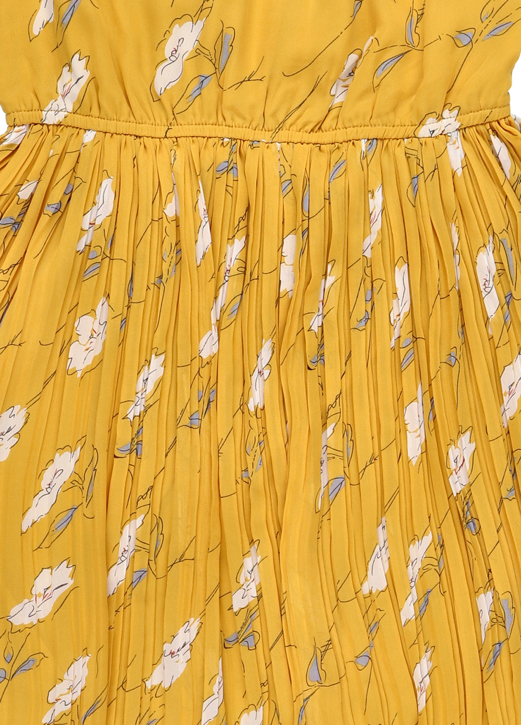 Жовтий кежуал сукня плісована Anna Field з квітковим принтом