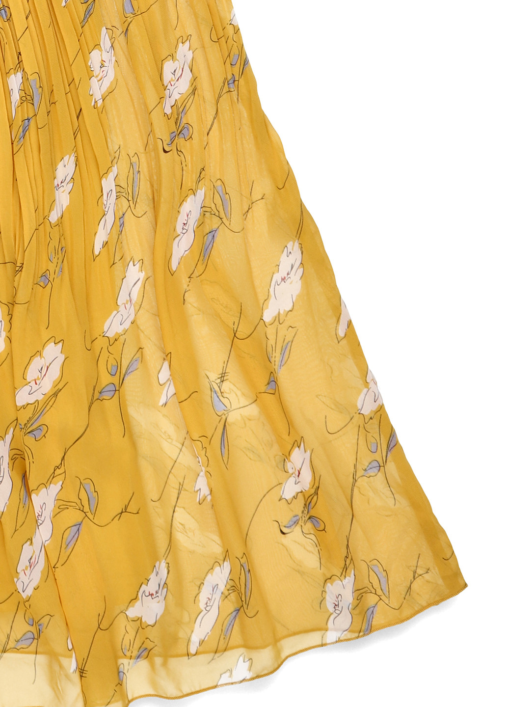 Жовтий кежуал сукня плісована Anna Field з квітковим принтом