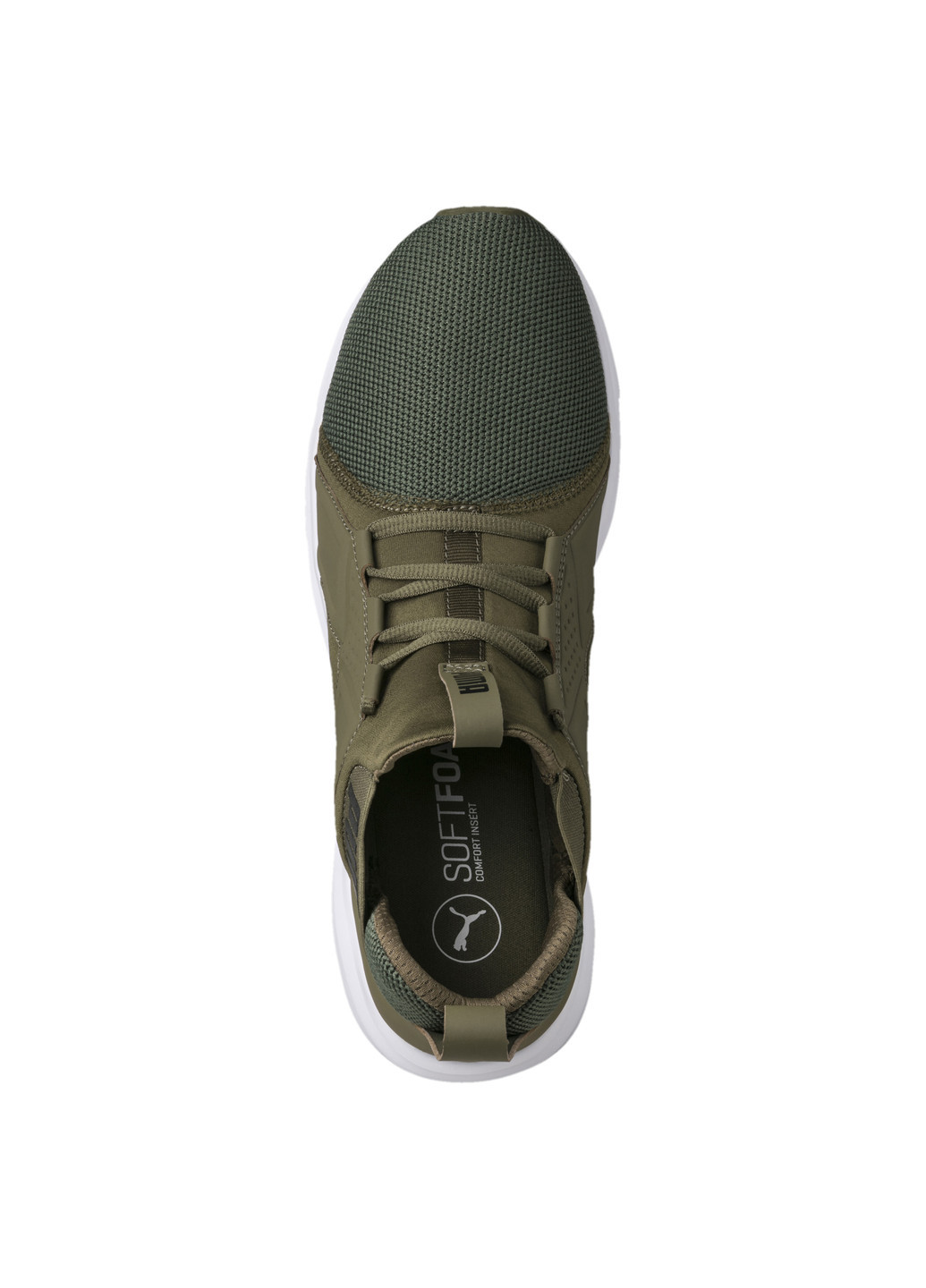Зеленые всесезонные кроссовки Puma Enzo Mesh