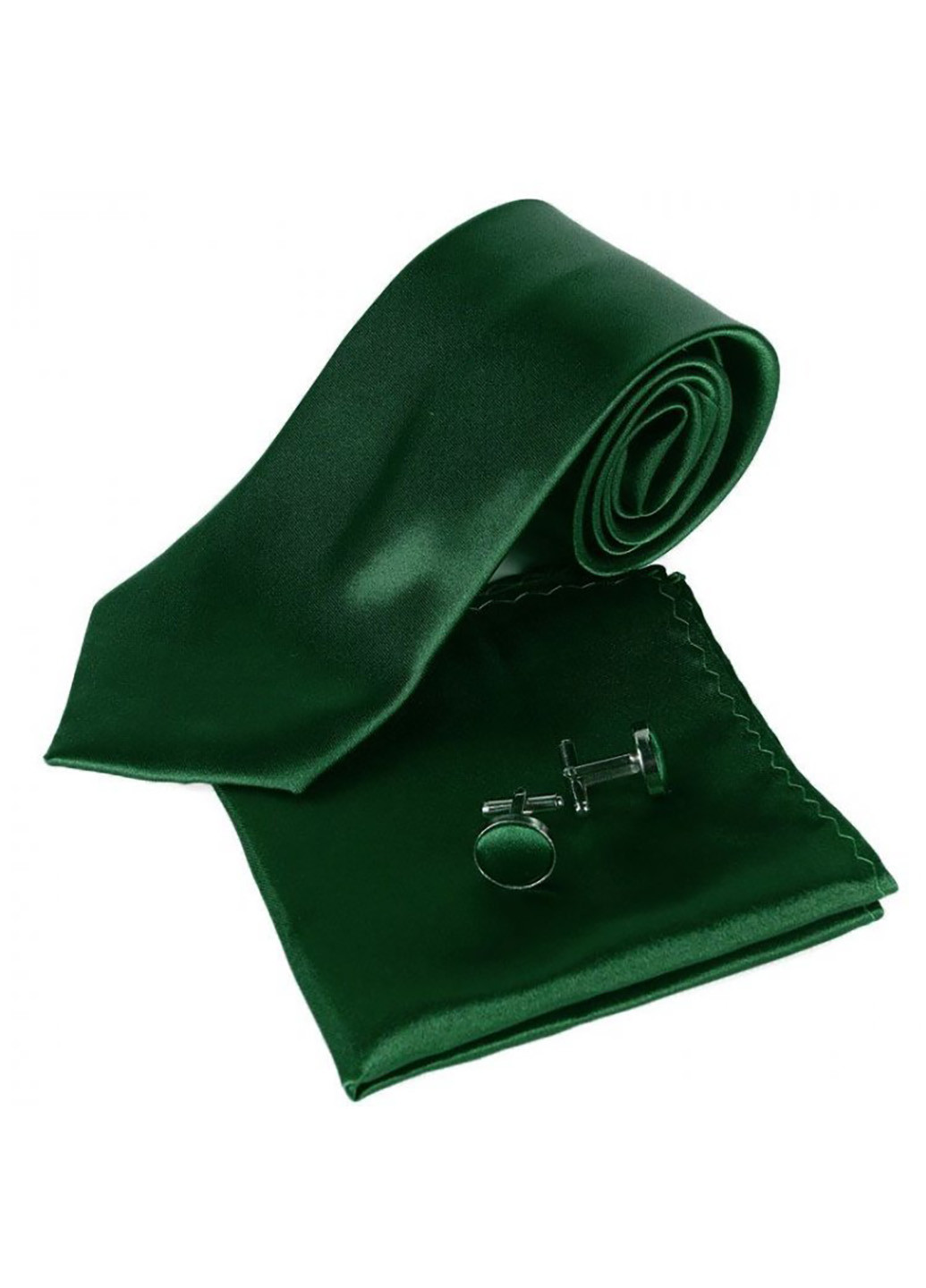 Чоловічий набір (краватка, хустка, запонки) 146х8 см GOFIN (219905389)