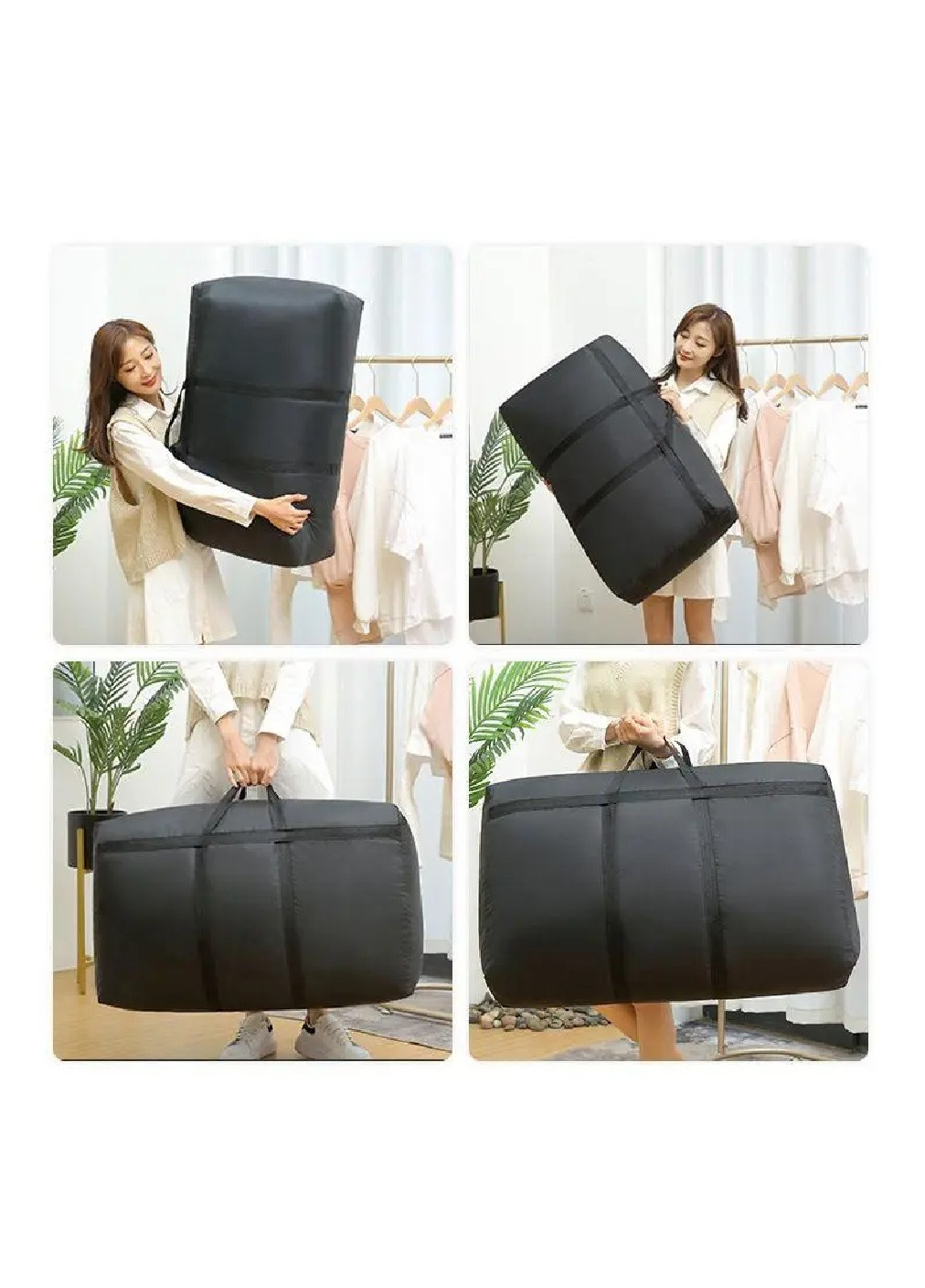 Сумка органайзер для перевозки транспортировки хранения вещей прочная вместительная 50х35х20 см 50 л (473734-Prob) Черная Unbranded (256301672)