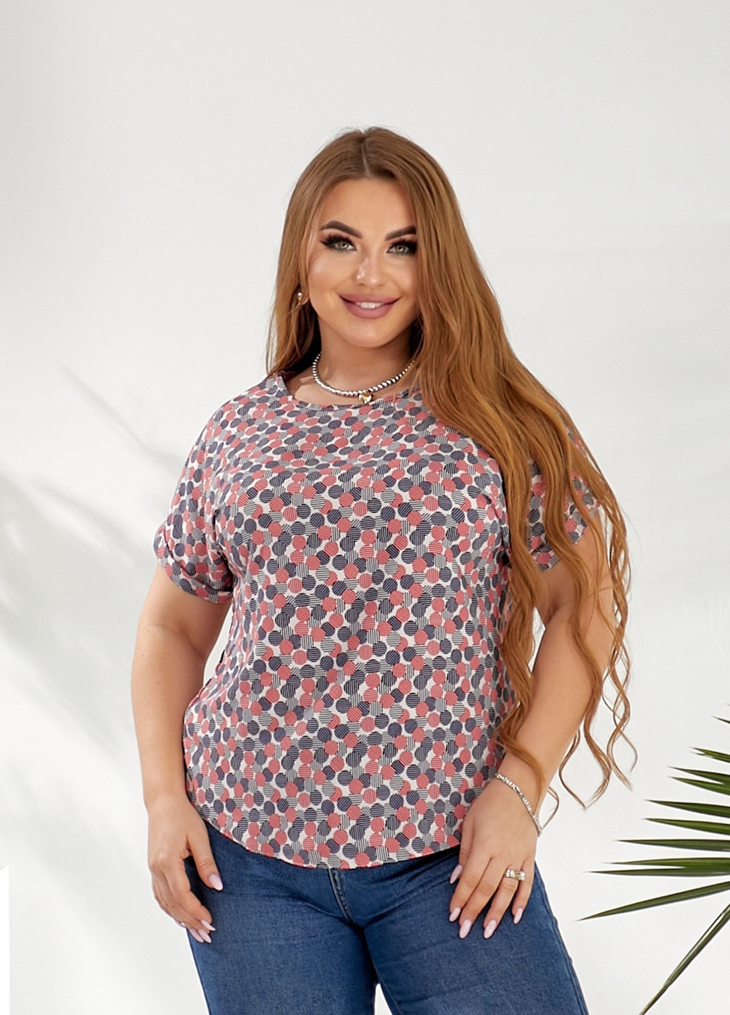 Комбінована блузка Demma