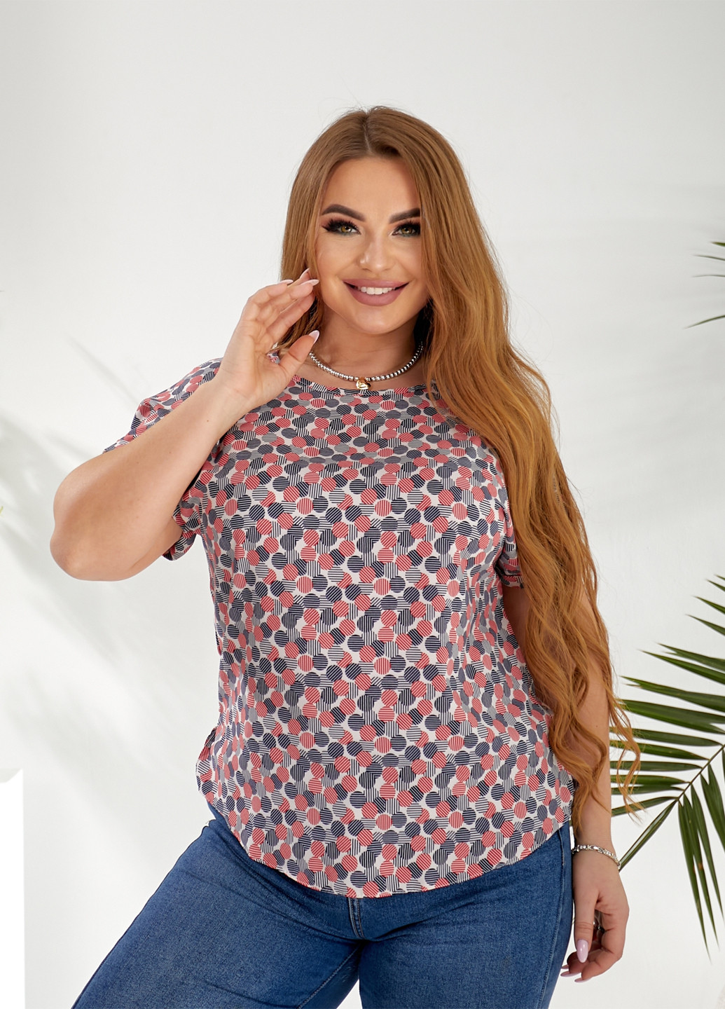 Комбінована блузка Demma