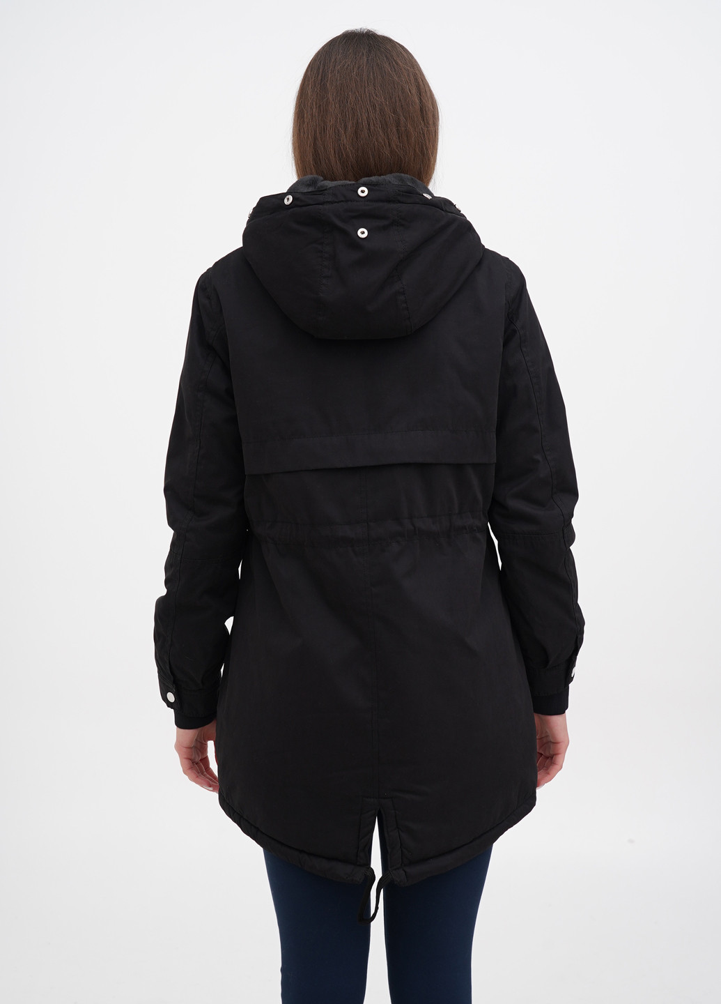 Черная демисезонная куртка Terranova