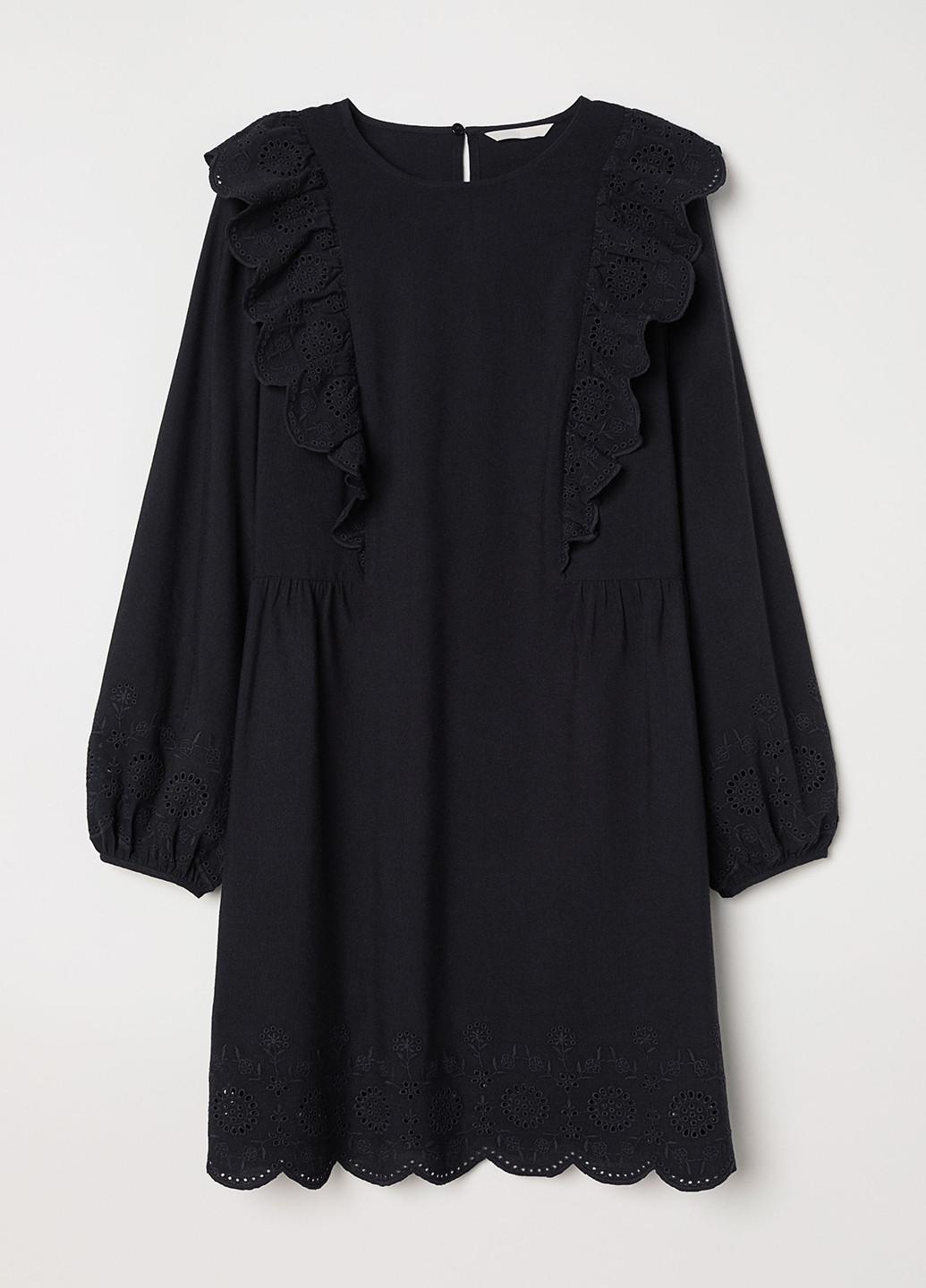 Чорна кежуал плаття, сукня а-силует H&M