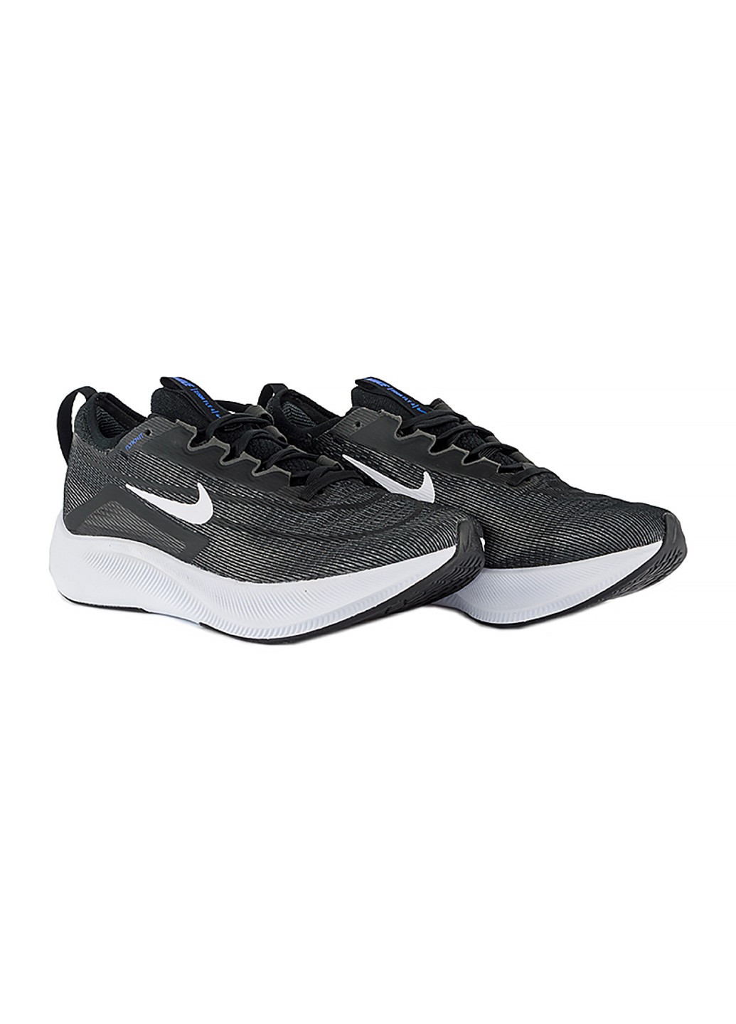 Чорні кросівки zoom fly 4 демісезон Nike