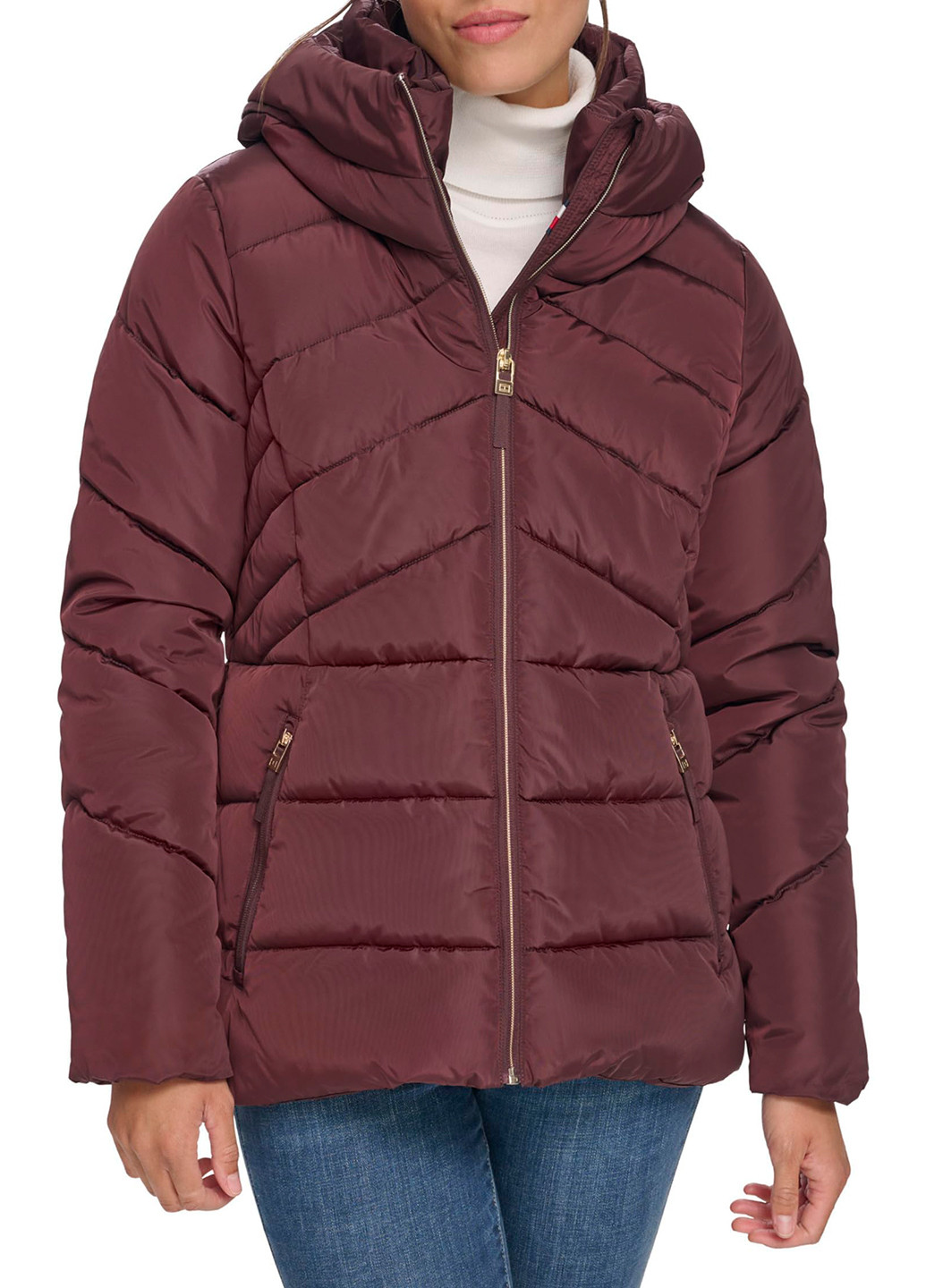 Бордова зимня куртка Tommy Hilfiger