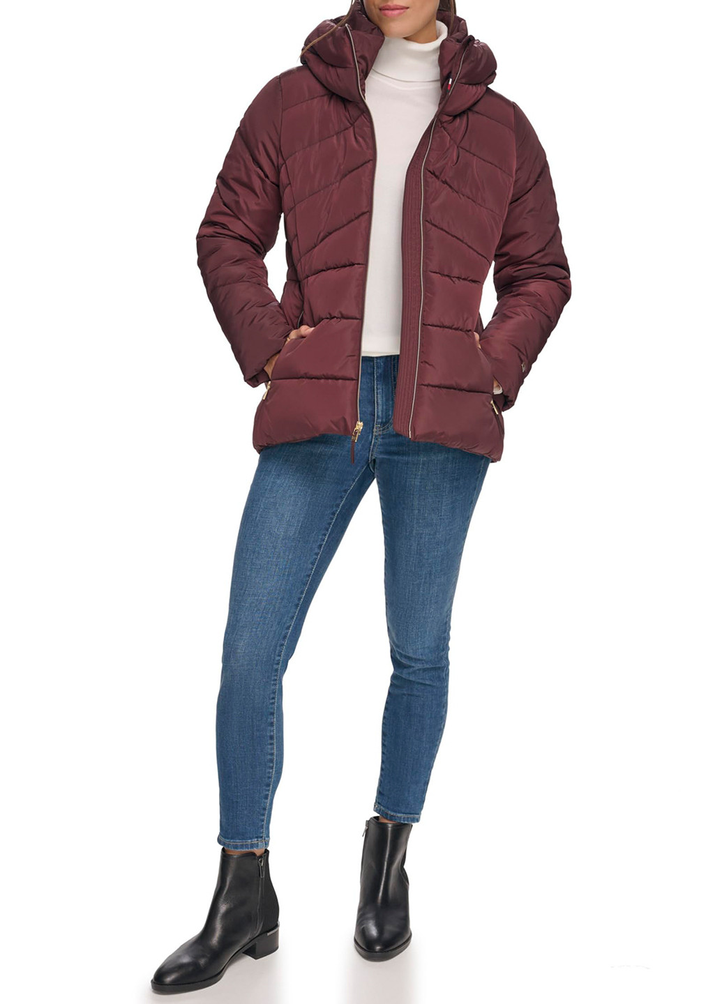 Бордова зимня куртка Tommy Hilfiger