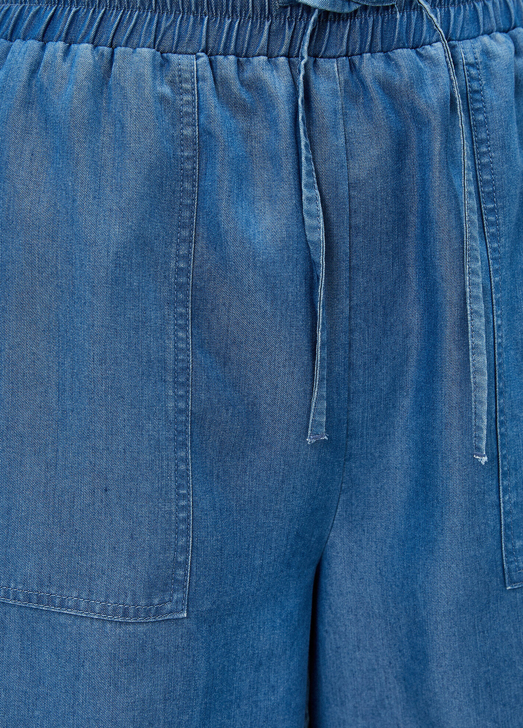 Шорты KOTON синие джинсовые тенсел