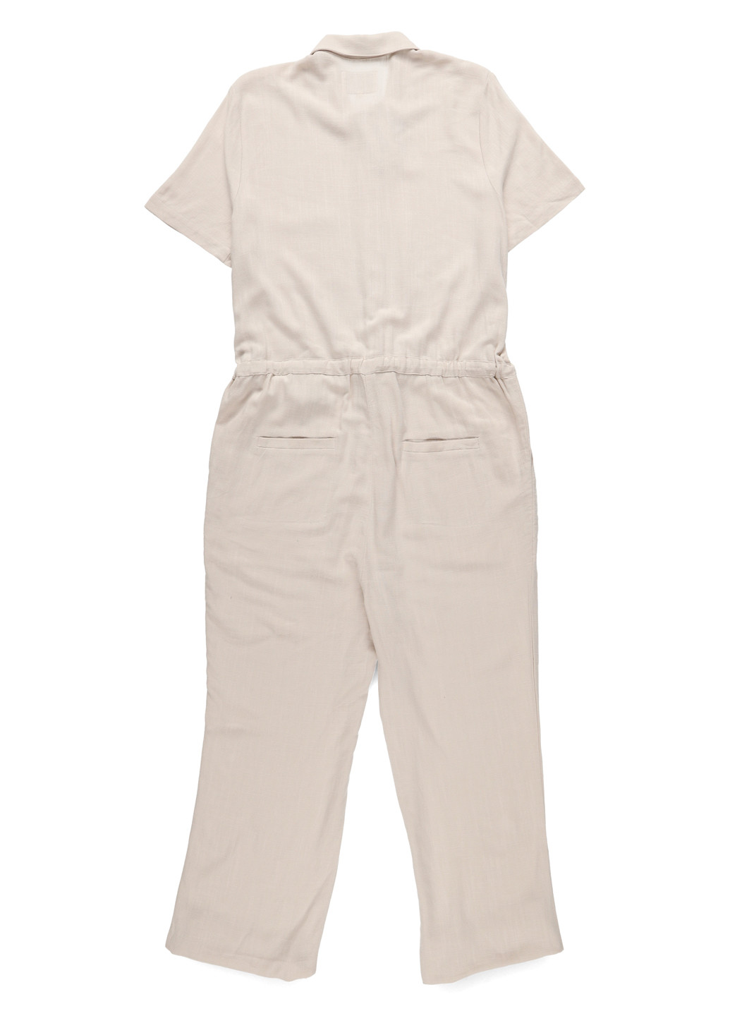 Комбинезон Part Two комбинезон-брюки однотонный бежевый кэжуал лен, вискоза
