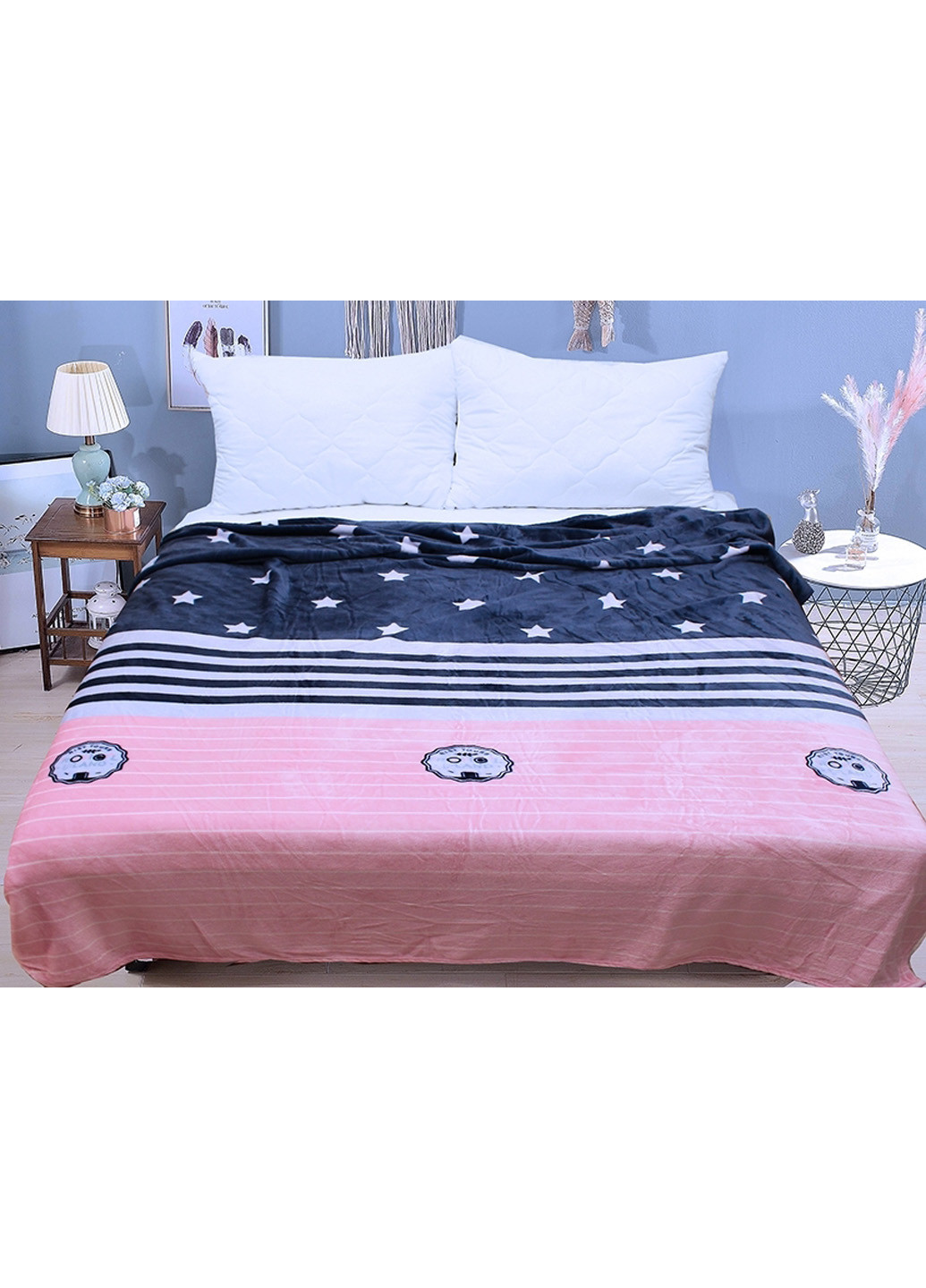 Плед велсофт мікрофібра 160х220 см Tag (193351218)