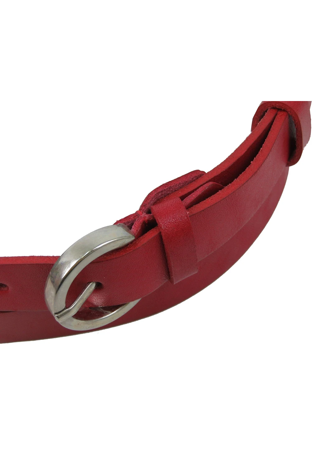 Жіночий шкіряний ремінь 110-130х2 см Skipper (252415301)