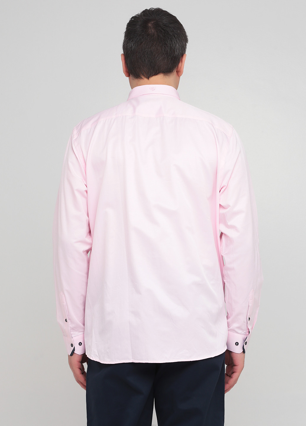 Розовая кэжуал рубашка однотонная Benson & Cherry