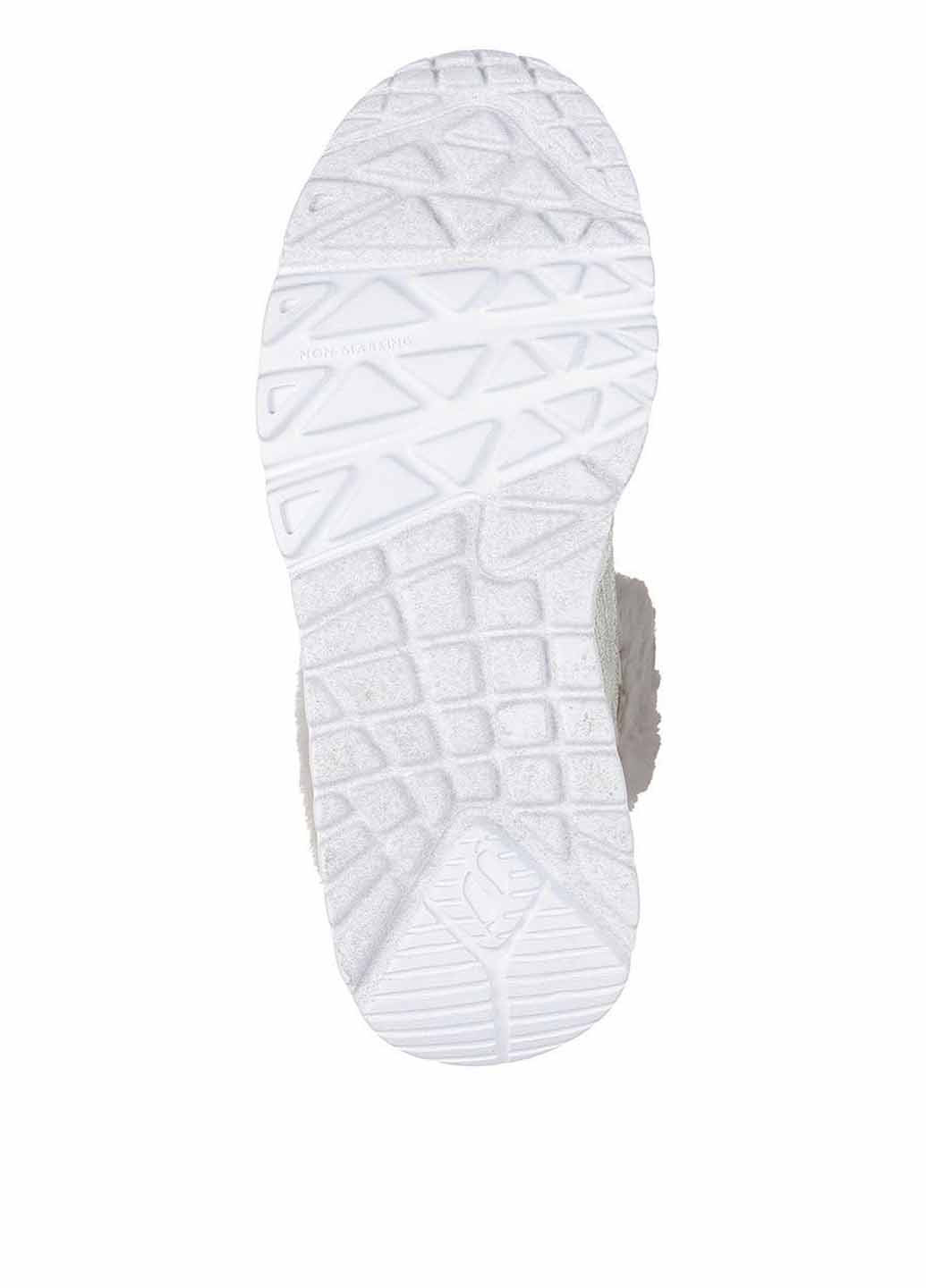 Бежевые кэжуал зимние ботинки Skechers