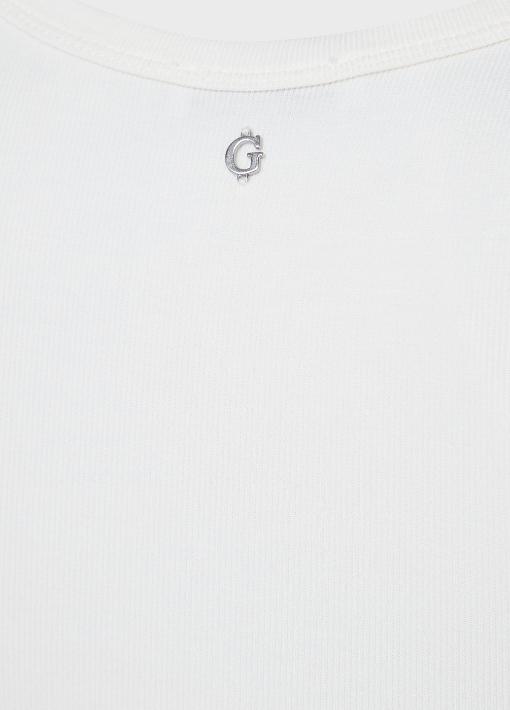 Білий кежуал сукня сукня-майка Guess однотонна