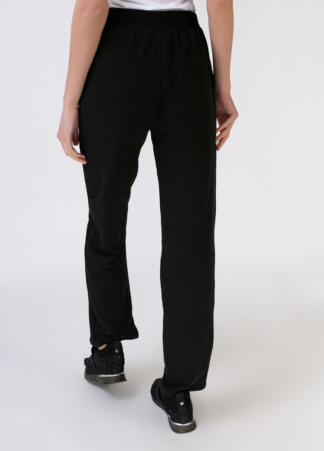 Черные кэжуал демисезонные прямые брюки Esmara