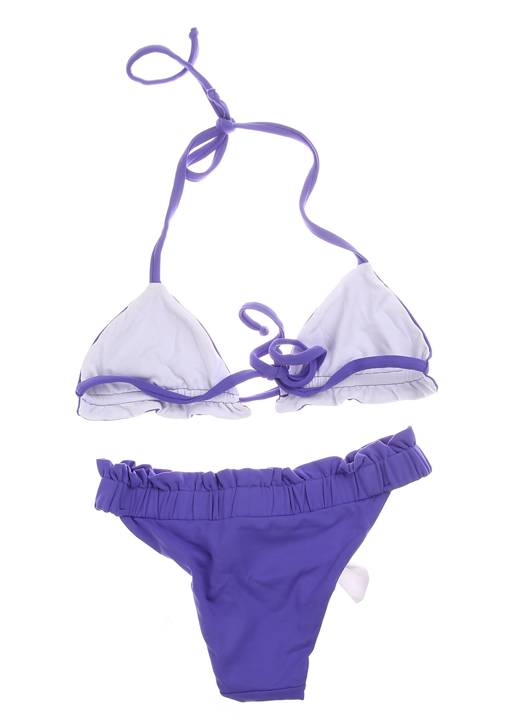 Фиолетовый летний купальник (лиф, трусики) Fisichino