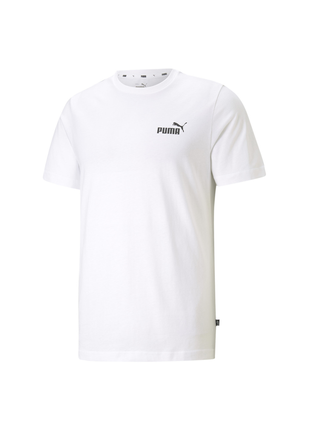 Біла футболка essentials small logo men's tee Puma