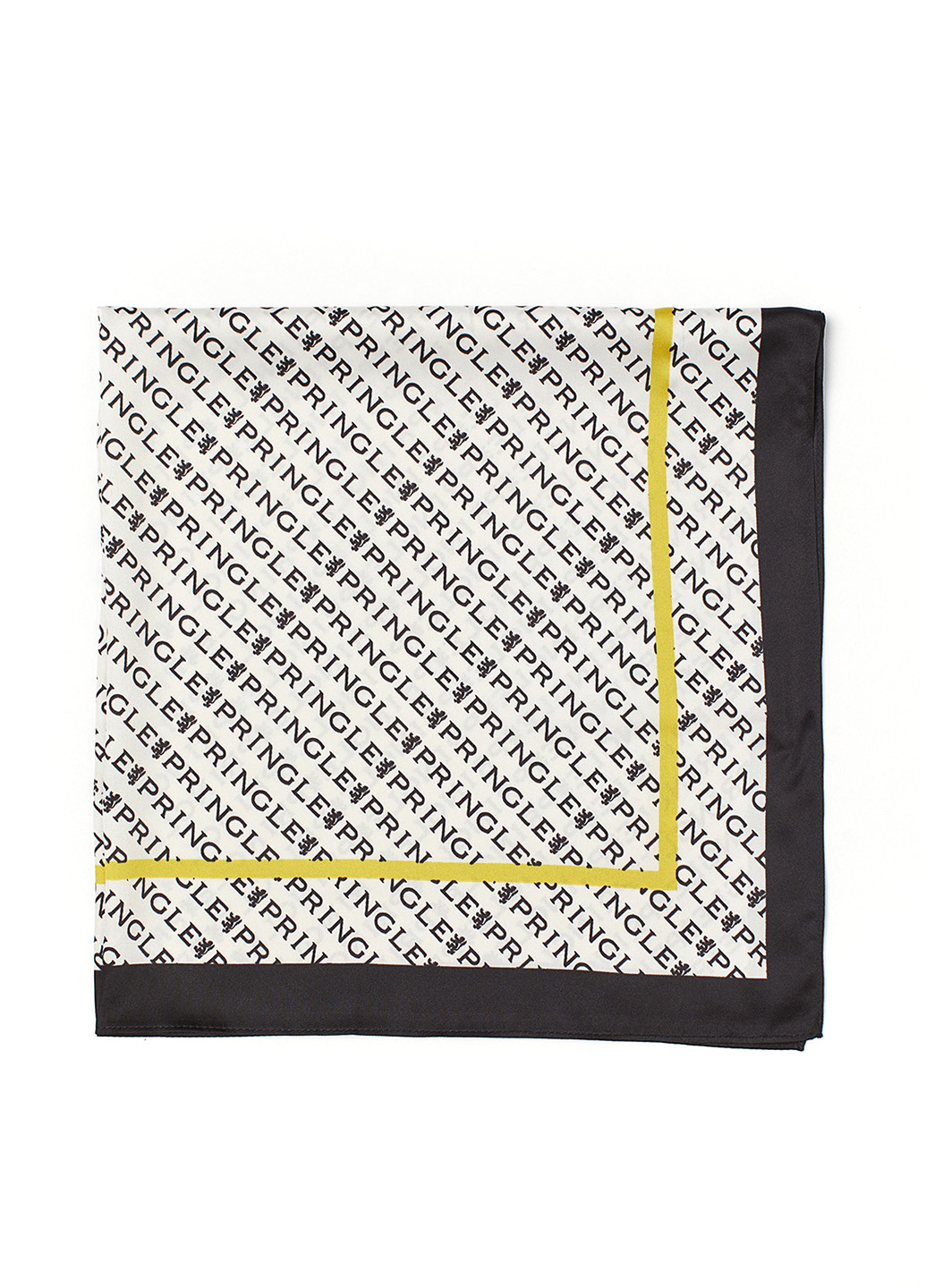 Платок H&M надпись белый кэжуал полиэстер
