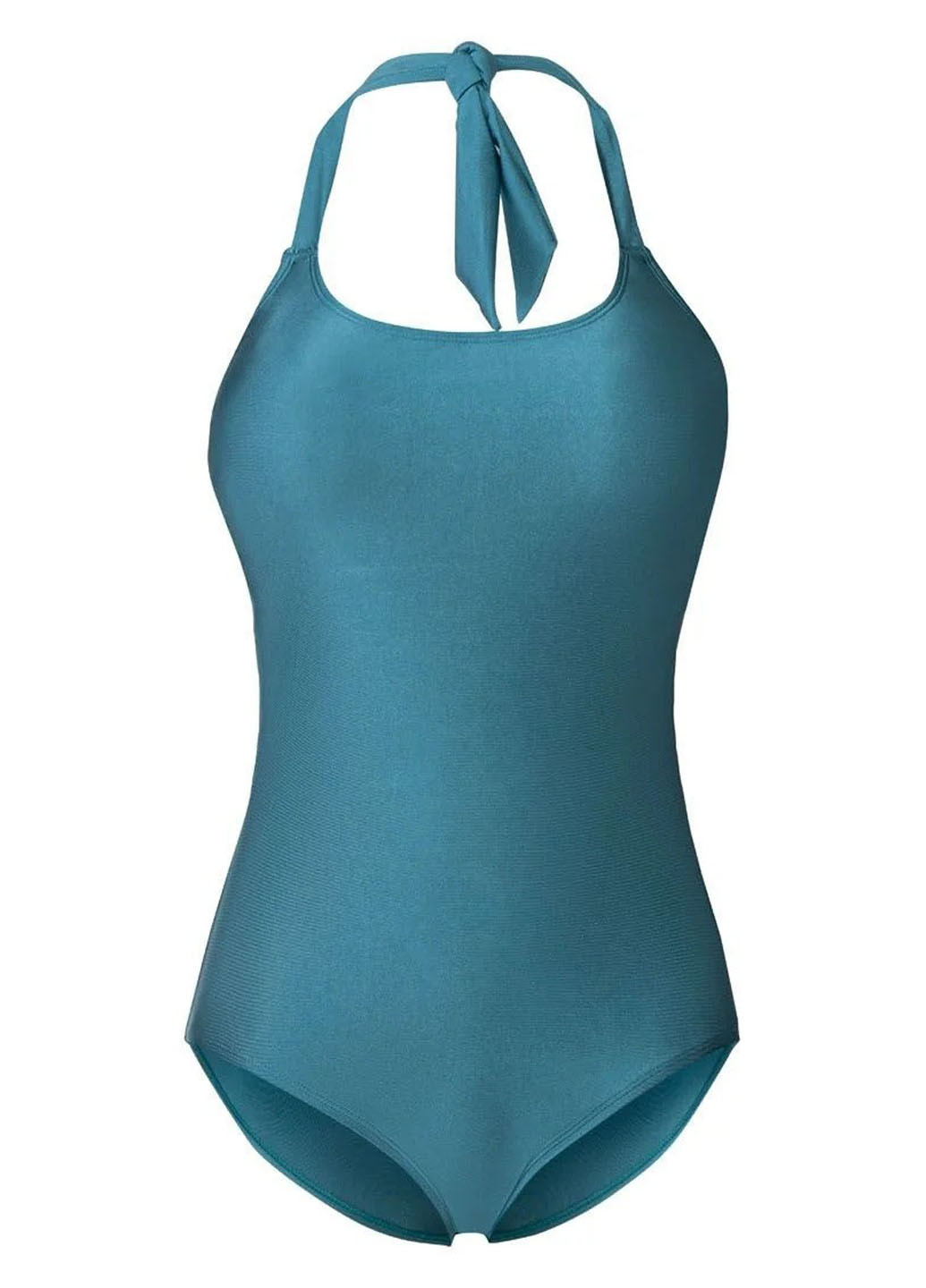 Темно-бирюзовый летний купальник слитный, халтер Esmara