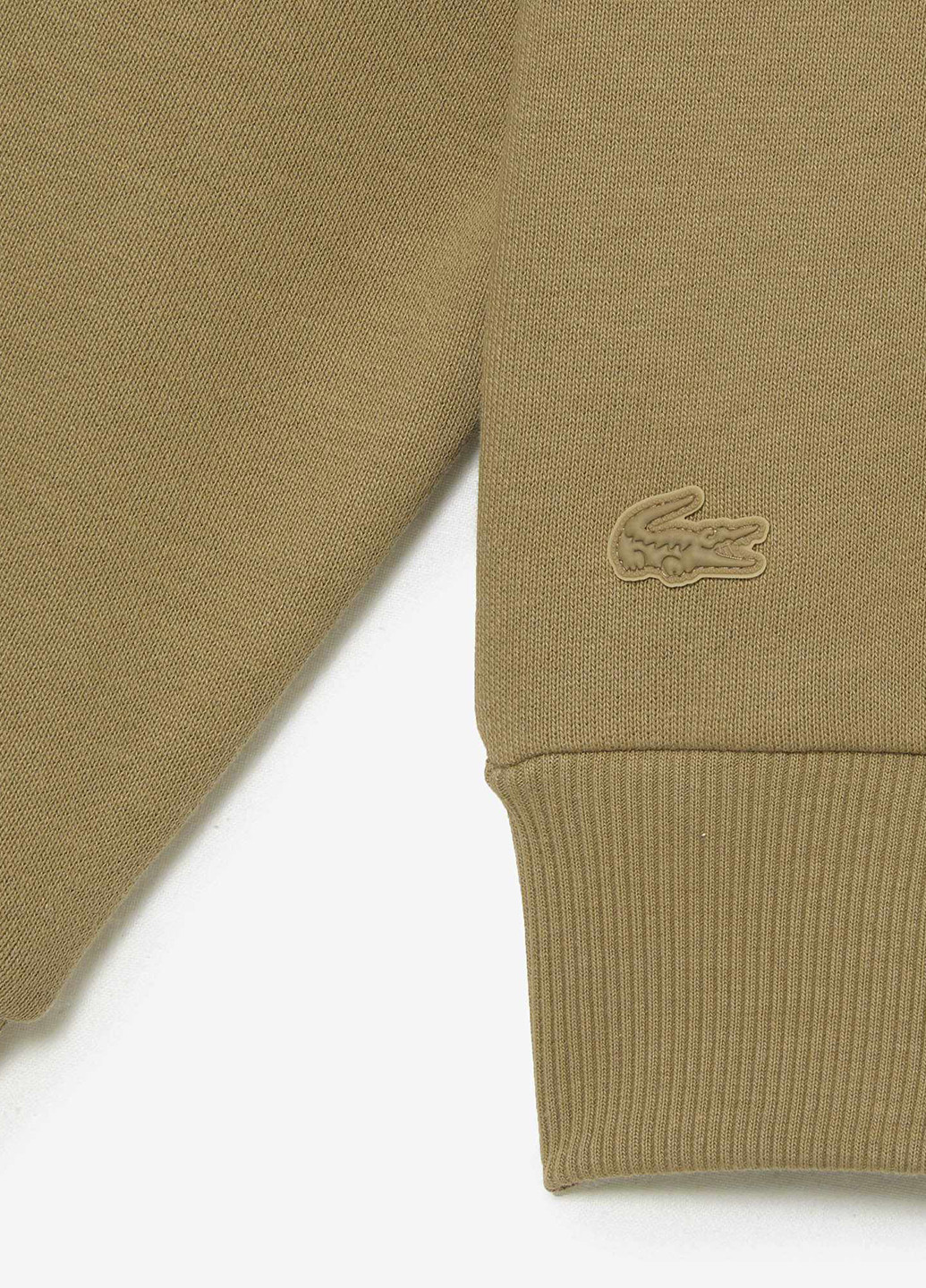 Светло-коричневый свитшот Lacoste логотип нашивки (298072813)