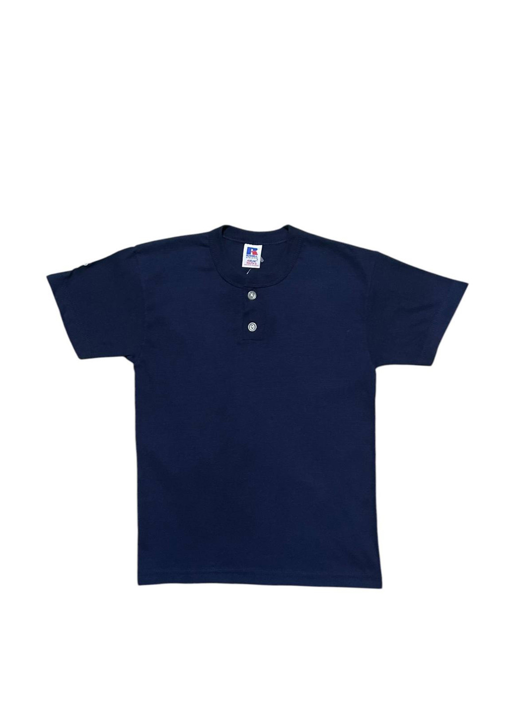 Темно-синяя летняя футболка Russel