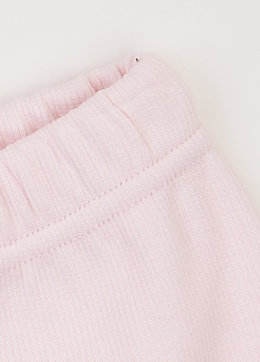 Рожевий демісезонний комплект (лонгслів, легінси, пов'язка) Фламинго