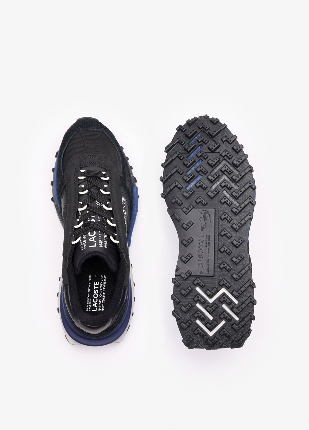 Чорні Осінні кросівки Lacoste