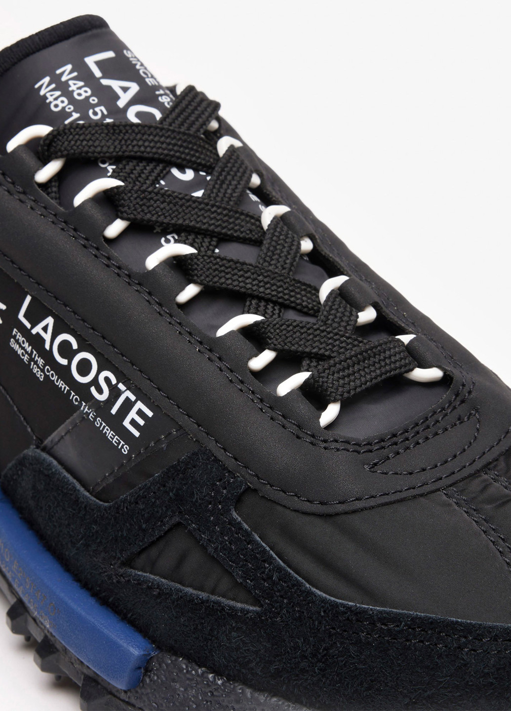 Чорні Осінні кросівки Lacoste