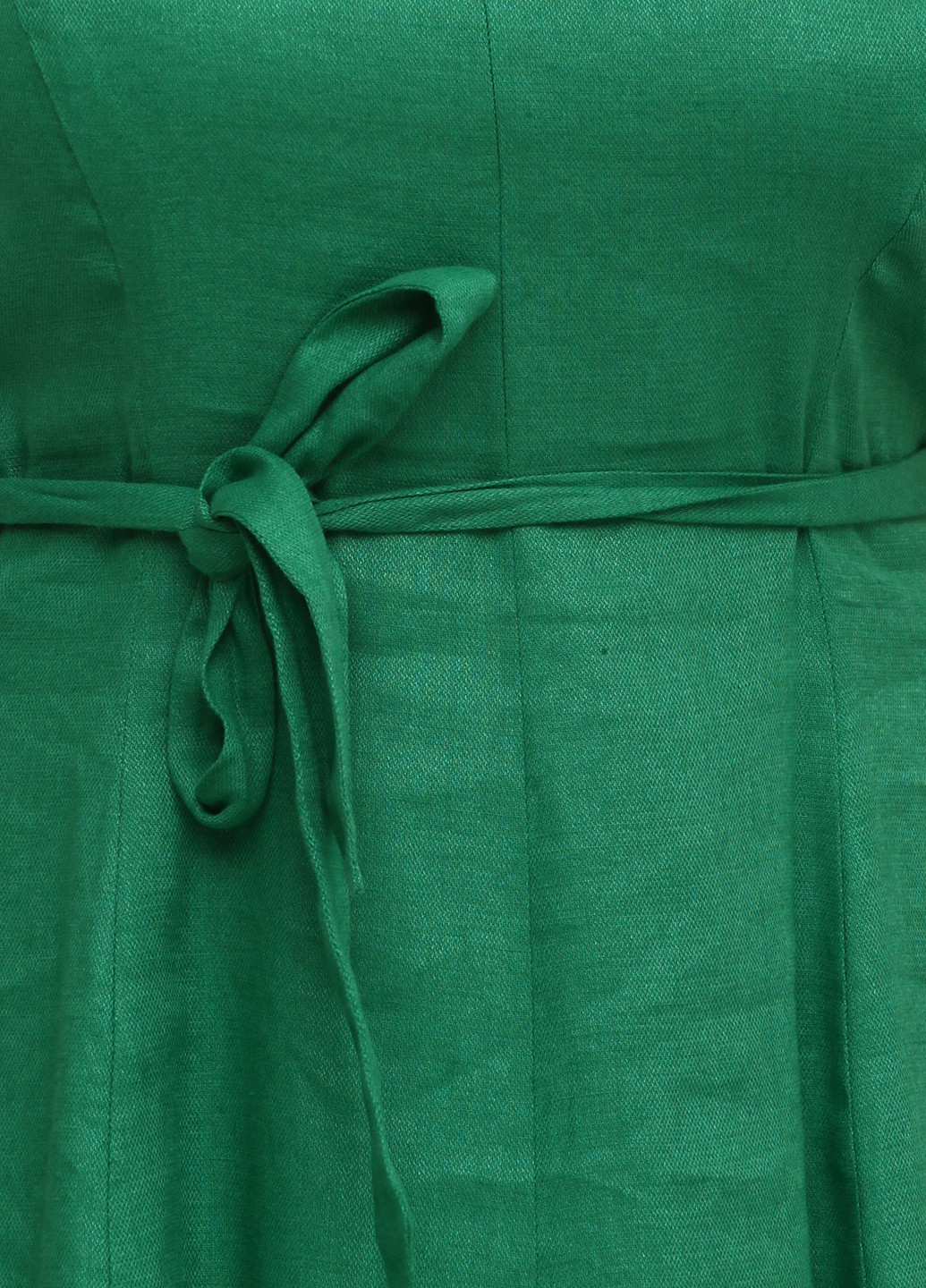 Зелена кежуал плаття, сукня кльош Lands' End однотонна