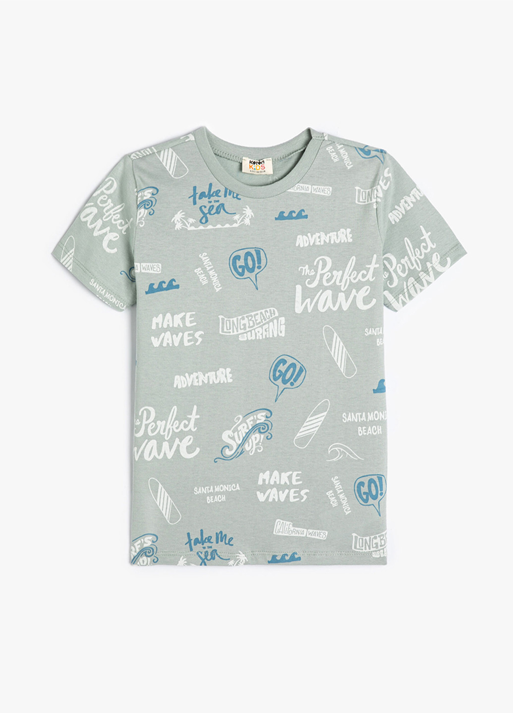 Мятная летняя футболка KOTON