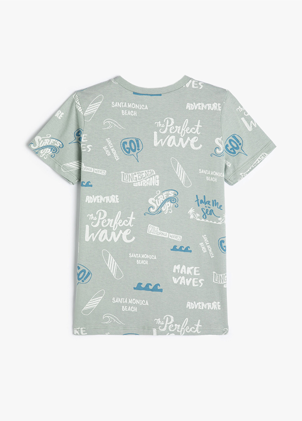 Мятная летняя футболка KOTON