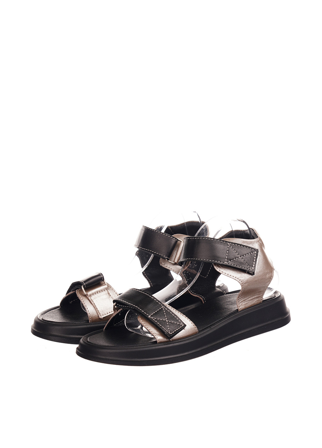 Бежевые босоножки Bizoni на липучке