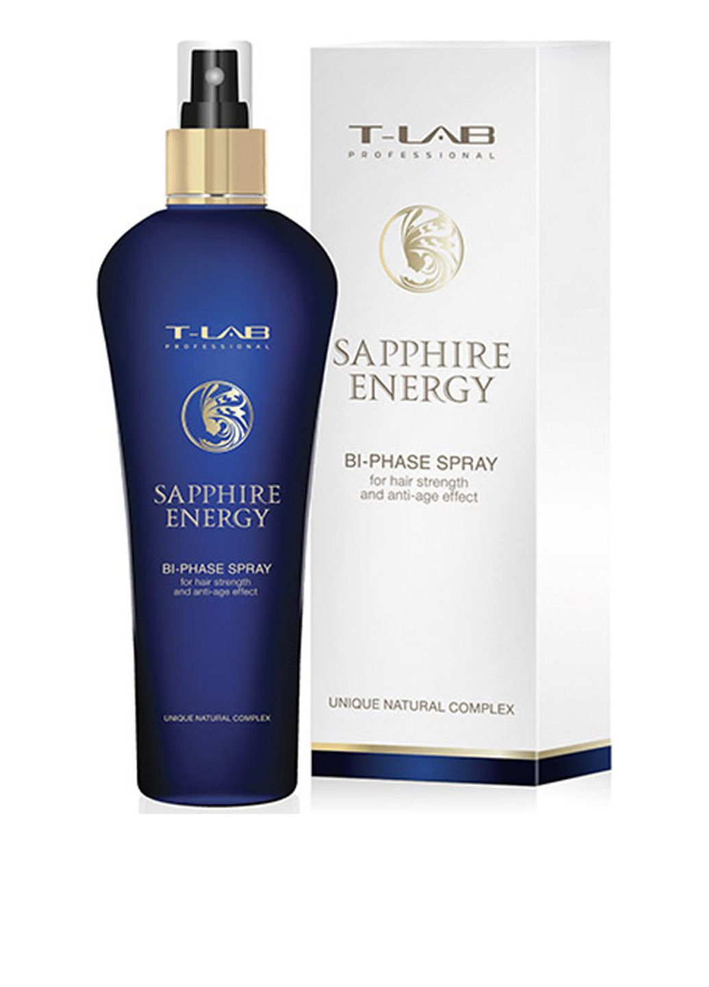 Спрей для силы волос и эффекта анти-эйдж двухфазный Sapphire Energy Spraу, 250 мл T-Lab Professional (75296059)