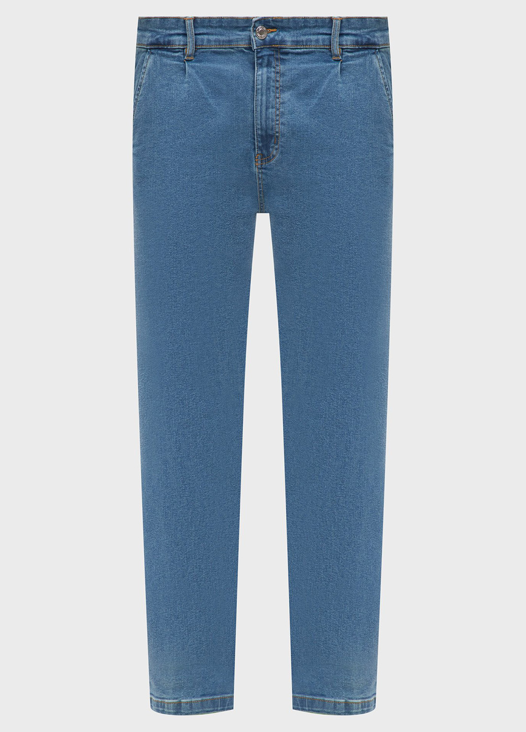 Синие демисезонные регюлар фит джинсы Denim Project