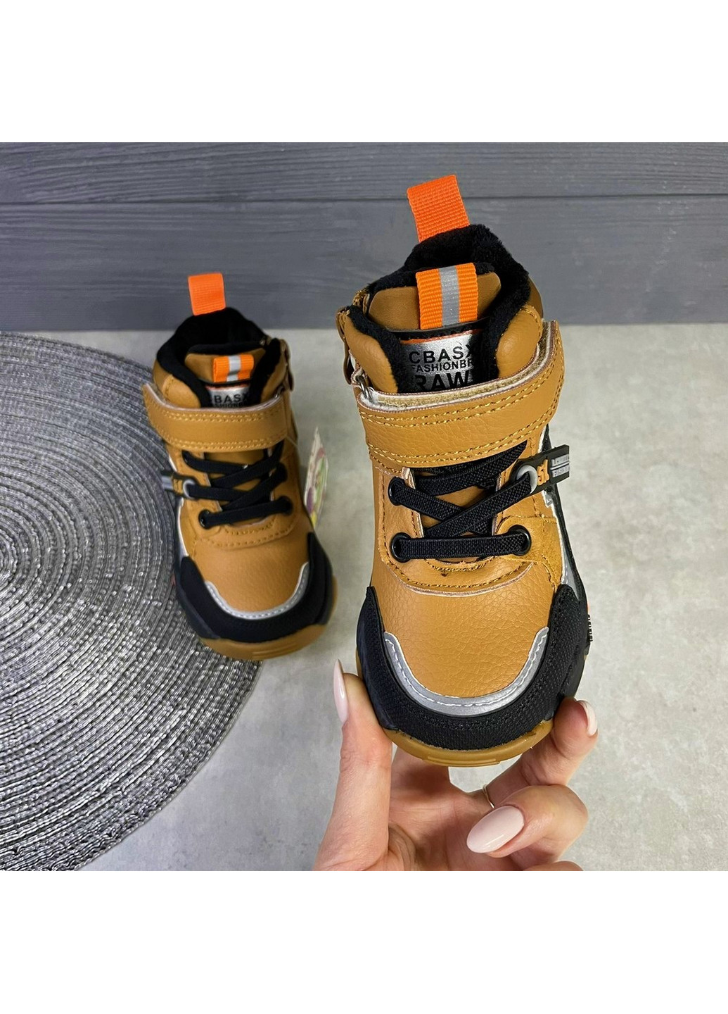 Коричневые кэжуал осенние ботинки для мальчиков Jong Golf
