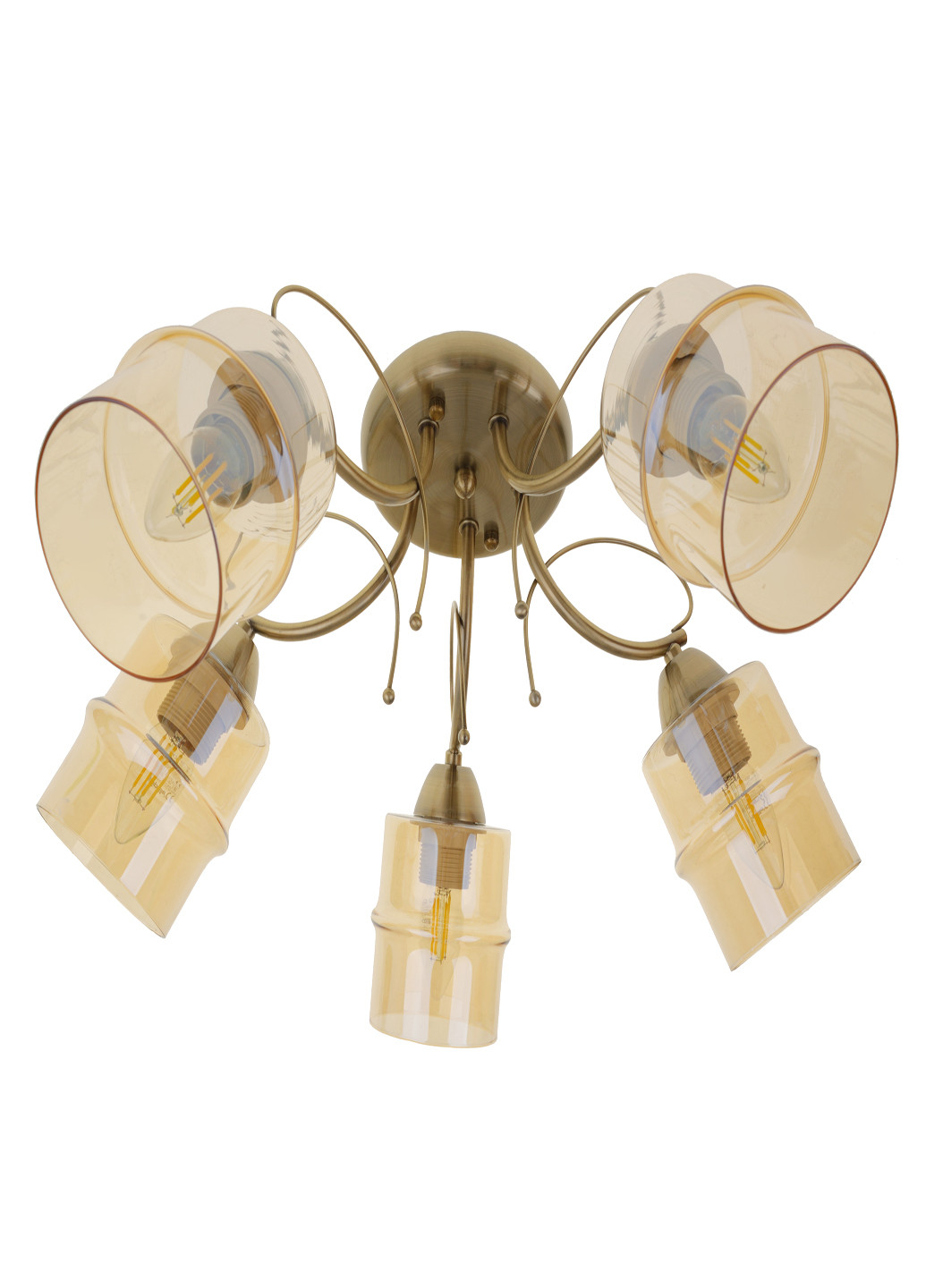 Люстра на 5 лампочек LK-722S/5 E27 AB Brille (242444922)