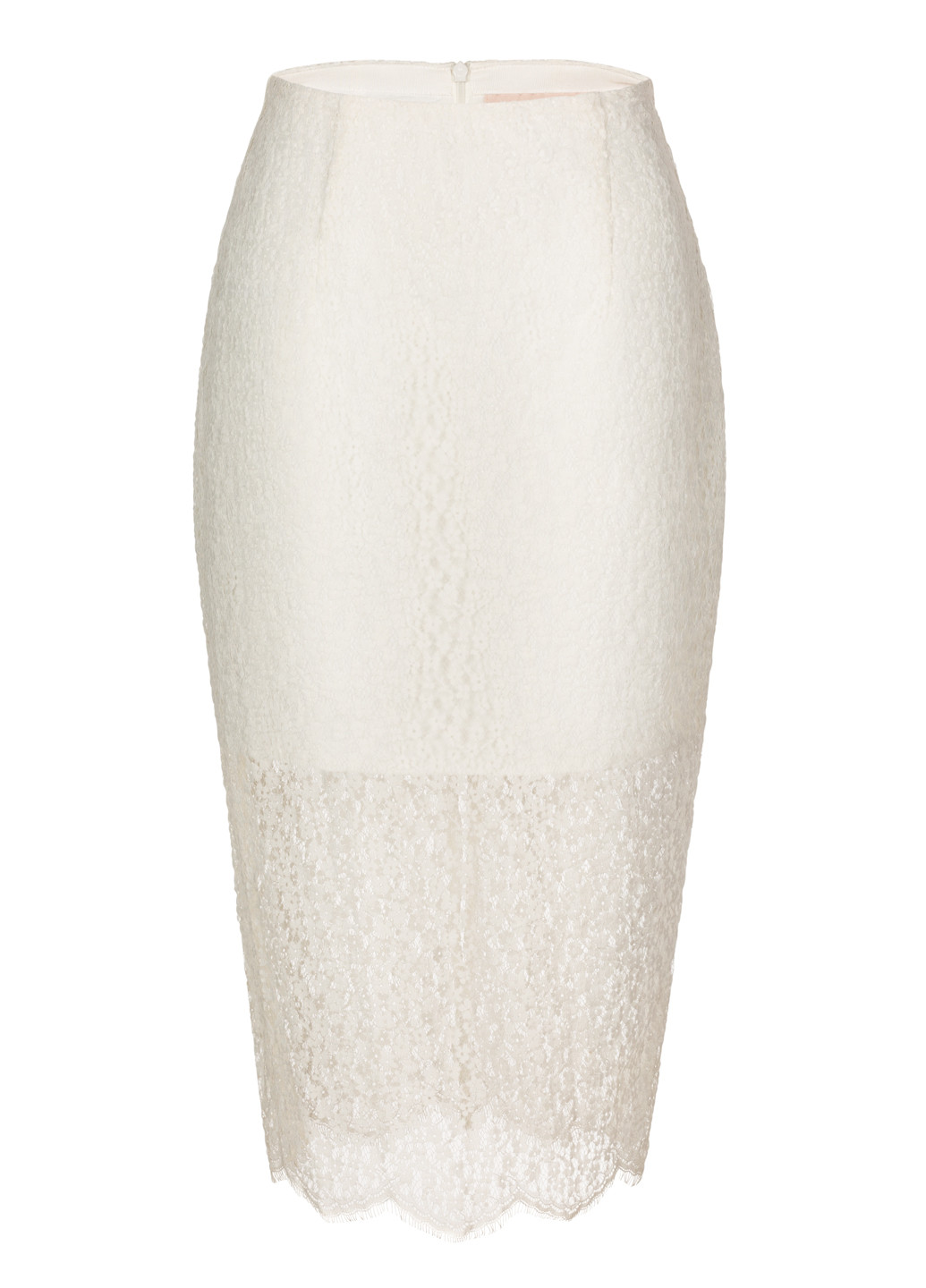 Белая вечерний однотонная юбка Keepsake карандаш