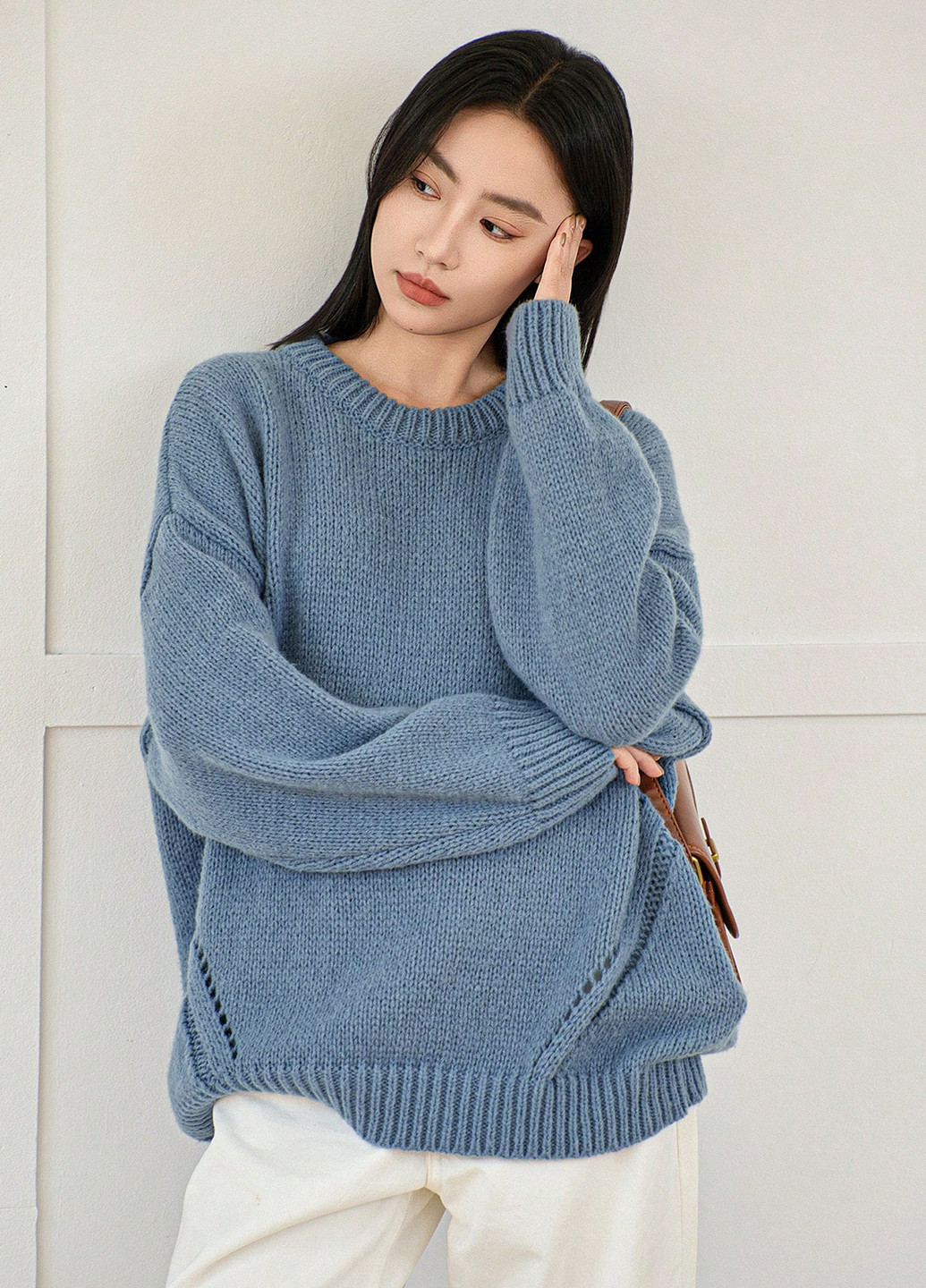 Синий демисезонный джемпер джемпер SHEIN