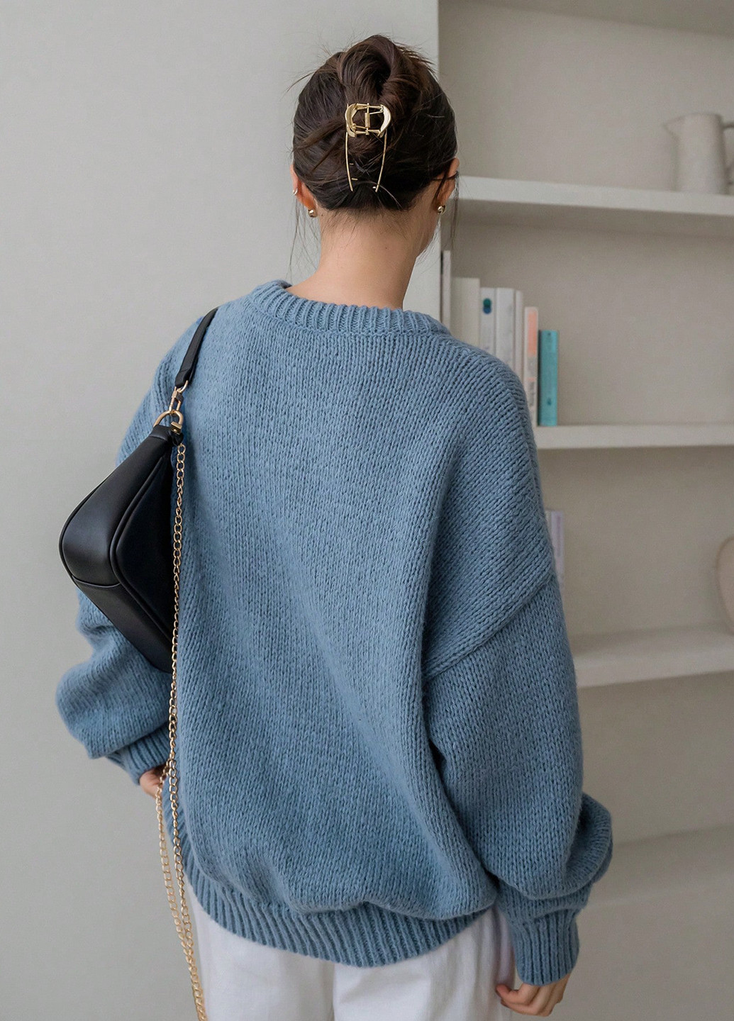 Синий демисезонный джемпер джемпер SHEIN