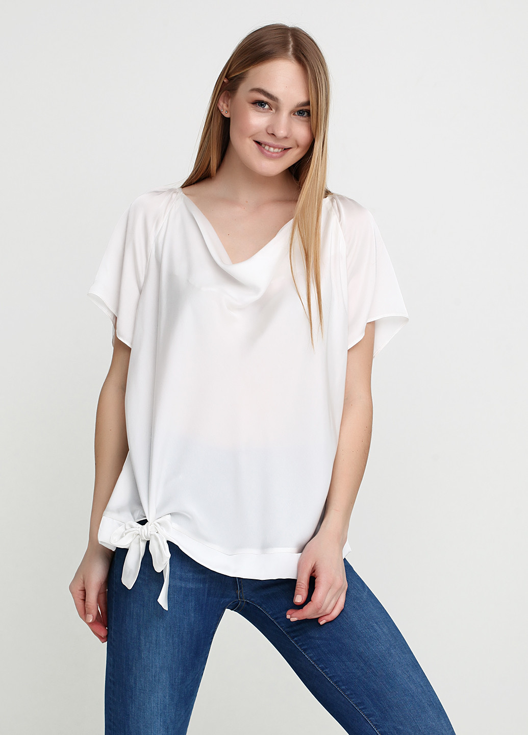 Молочная летняя блуза Stefanie L