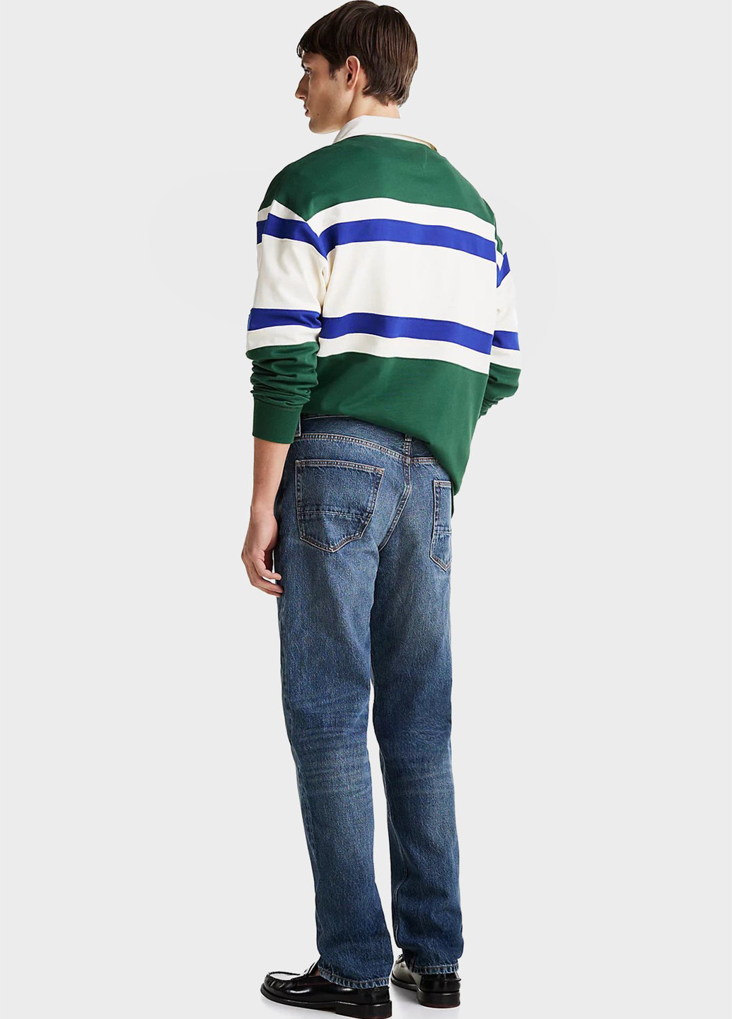 Синие демисезонные прямые джинсы Tommy Hilfiger