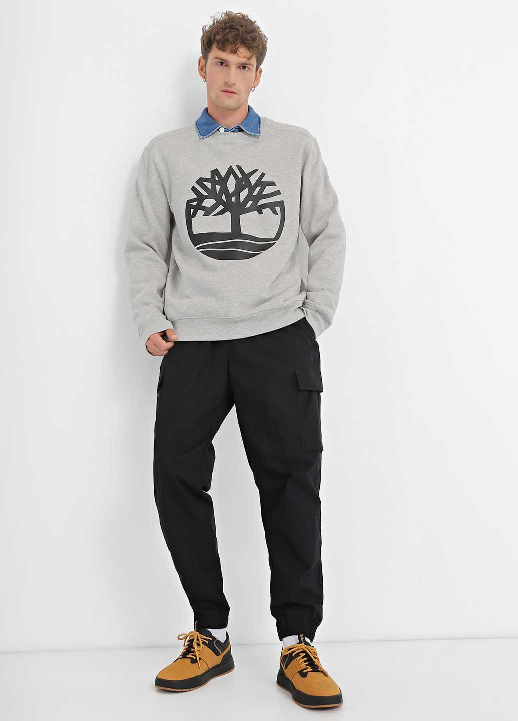 Черные кэжуал демисезонные джоггеры брюки Timberland